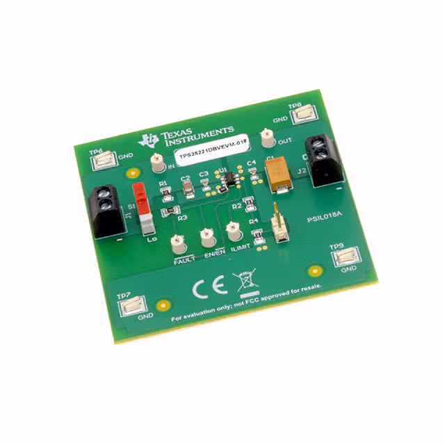 TPS25221DBVEVM-018 Texas Instruments  Cartes et kits d'évaluation et de démonstration